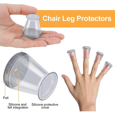 OASMU round chair feet fit 1/2 to 15/16 inch for versatile protection.