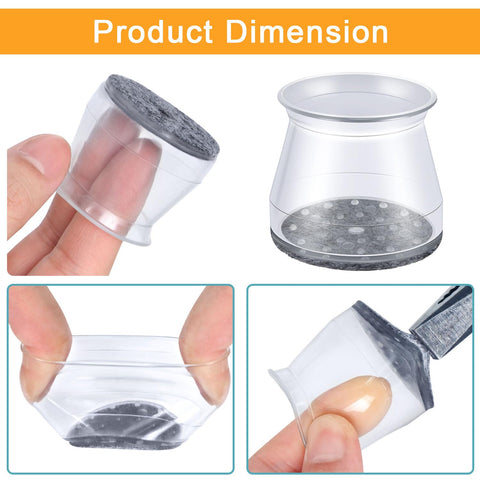 OASMU supports round and square chair feet for versatile compatibility.