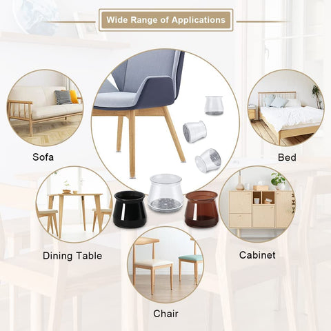 OASMU square chair foot-cap - protects corners and floors