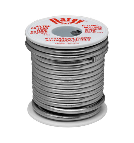 Oatey 21018 wire solder spool ready for tin plating and joint seaming.