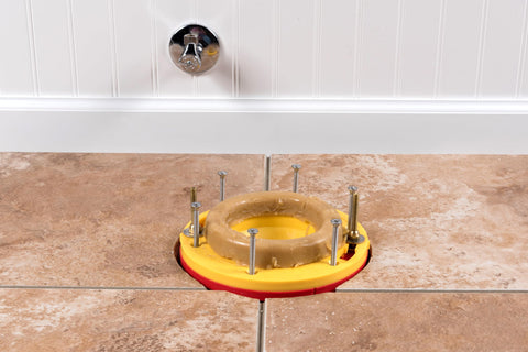 Oatey flange height adjustment from 1/4 to 1-5/8 inches