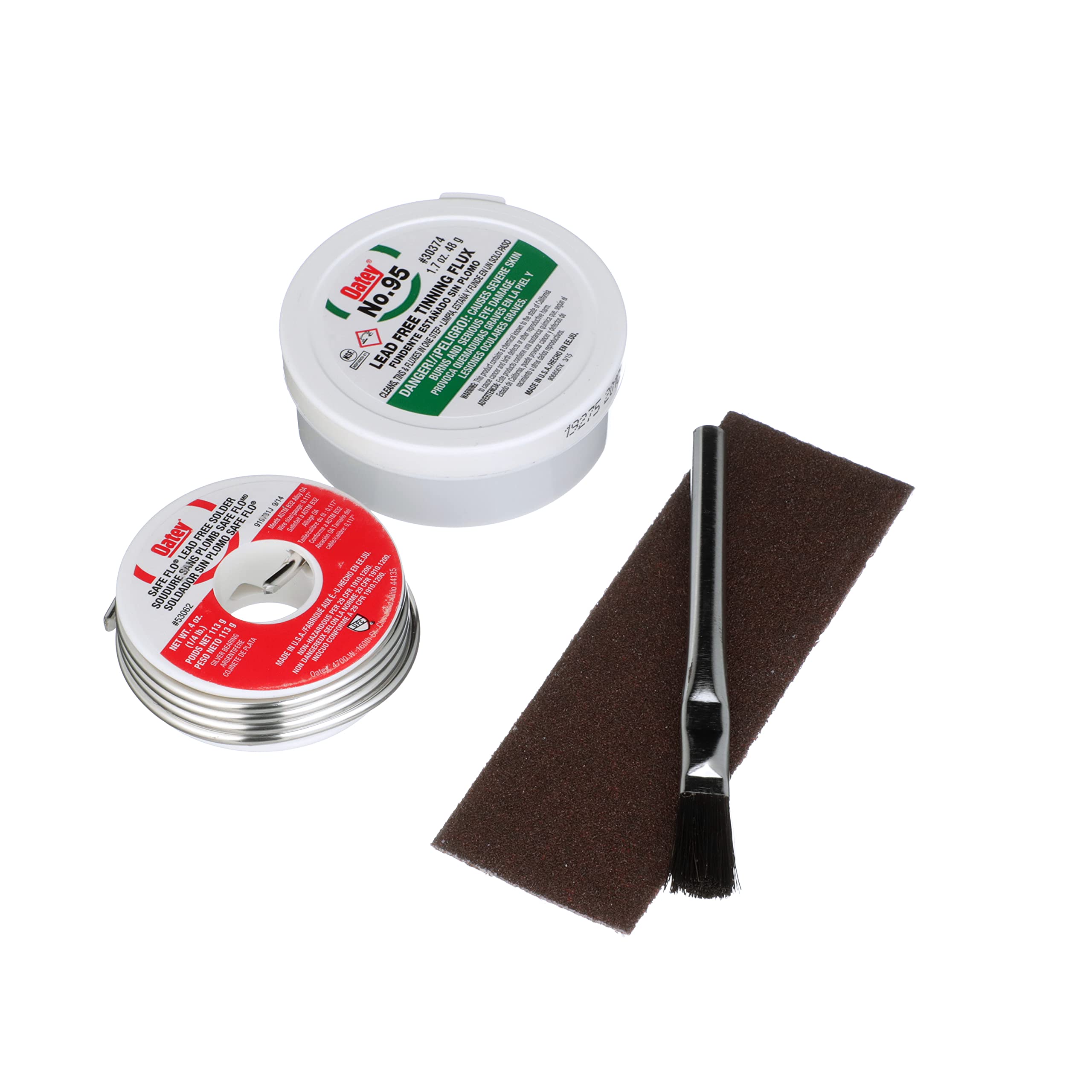 Oatey Safe-Flo Silver solder package for reliable copper joints