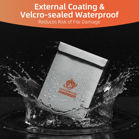 OAUH waterproof-sealed zipper bag protects contents from water exposure.