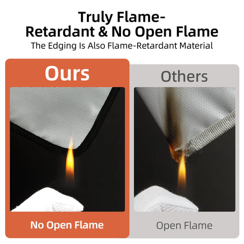 OAUH fireproof bag zipper closure ensuring secure sealing and reliable carrying.