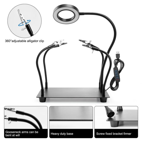 OBDMONSTER four-arm setup with adjustable clips for precise placement