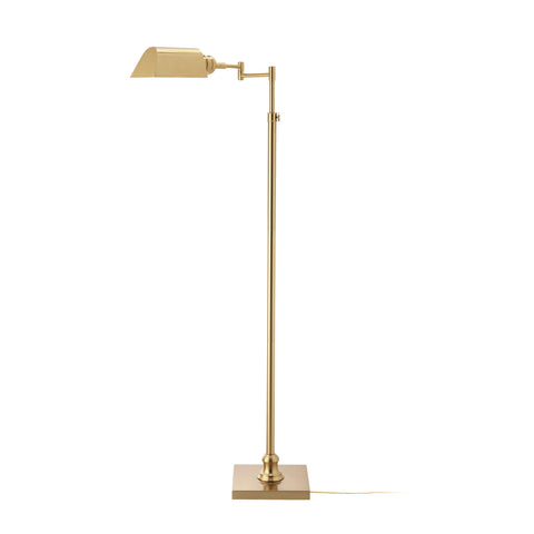 O’Bright Arcadia antique brass floor lamp with sturdy base for lasting home lighting.
