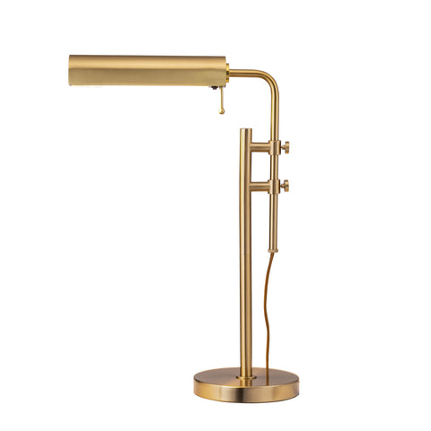 O'Bright Aurora lamp base in antique brass adds refined support and style