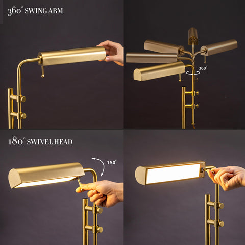 O'Bright Aurora 10W LED delivers warm 3000K glow for reading