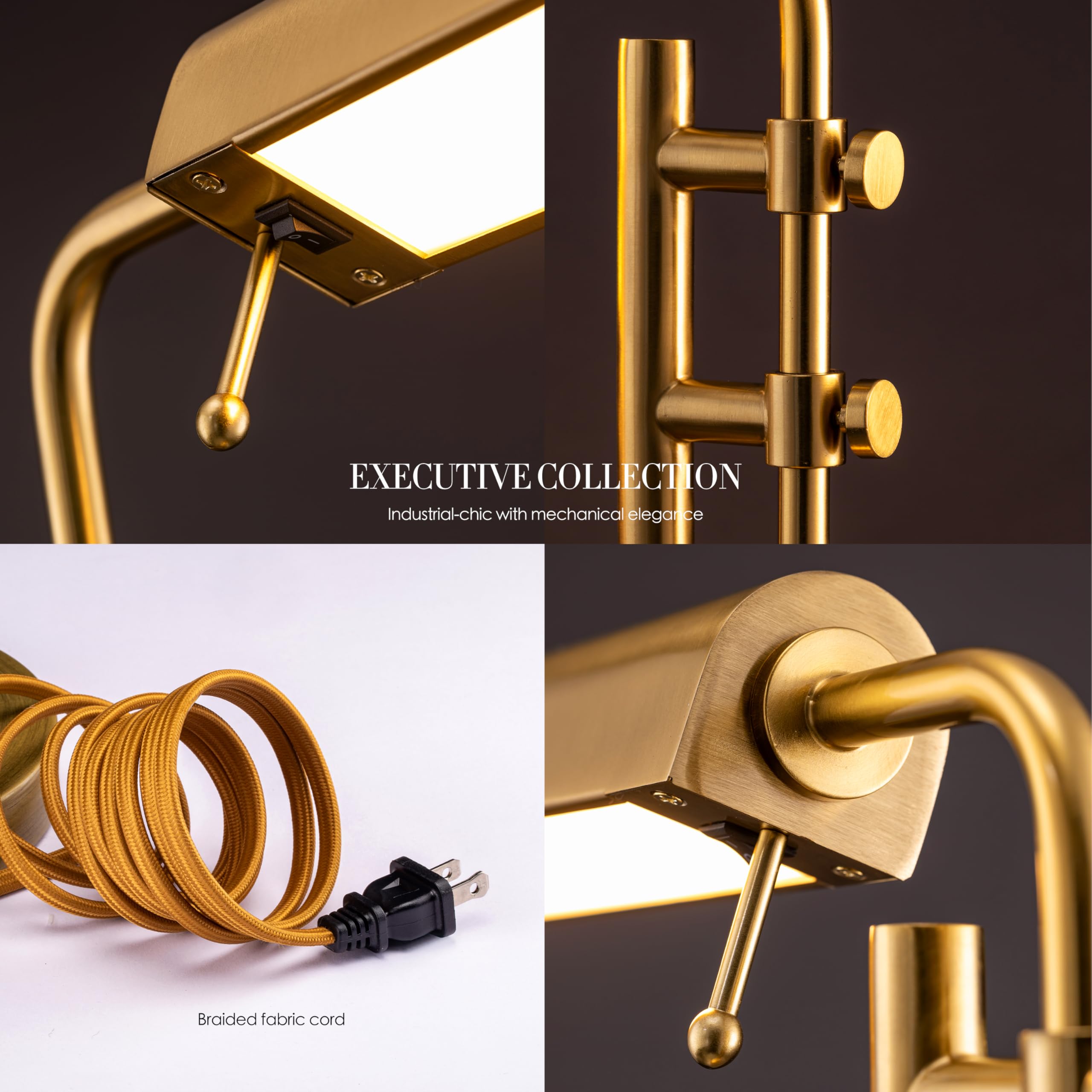 O'Bright Aurora swing arm enables precise task lighting and positioning