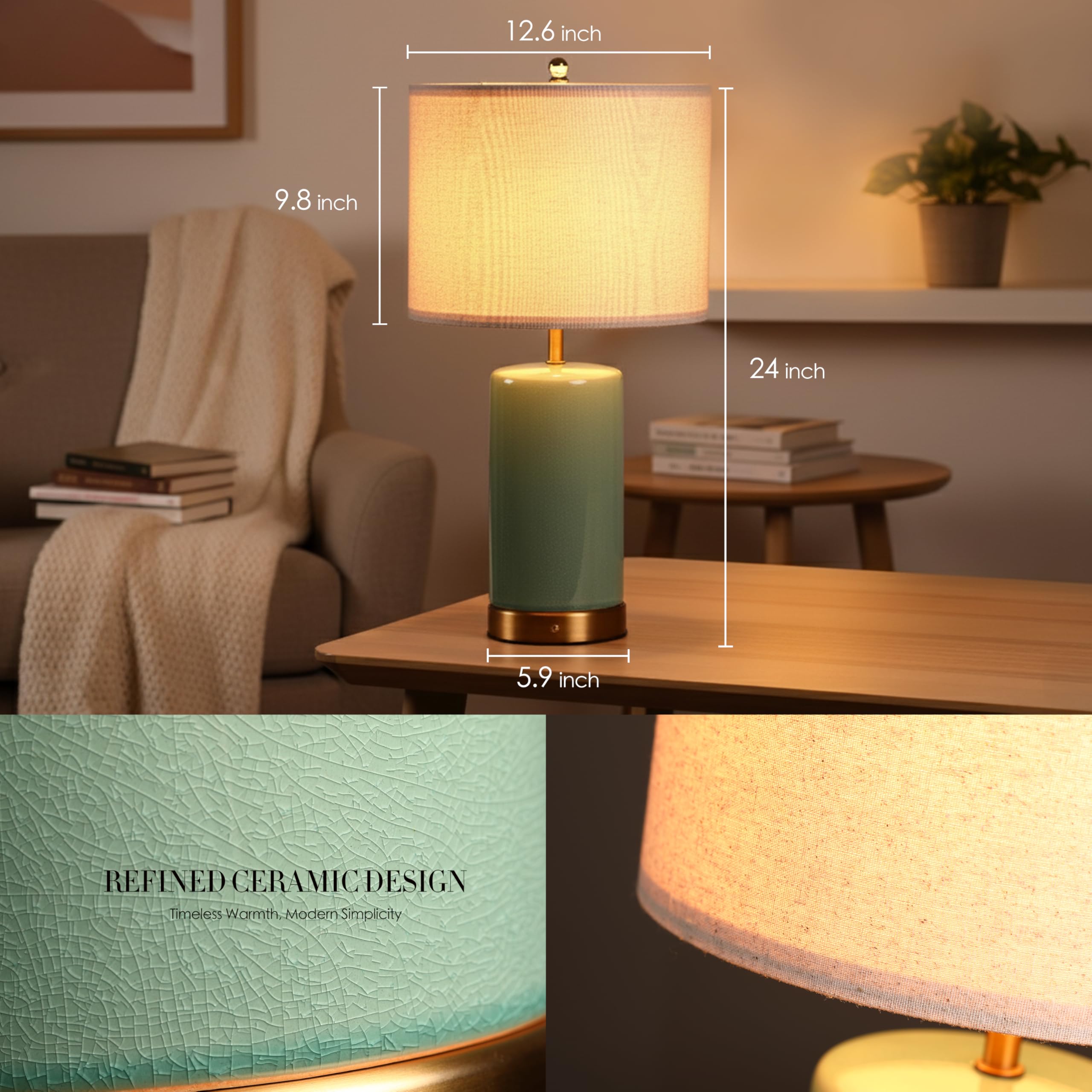 O'Bright Dune dimmable brightness control for reading and relaxing