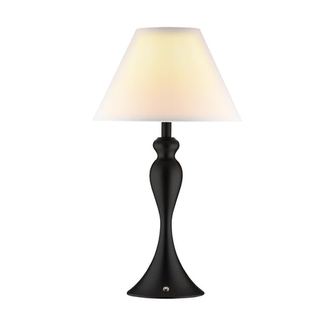 O'Bright Ember cordless table lamp emits soft bedside light for flexible positioning
