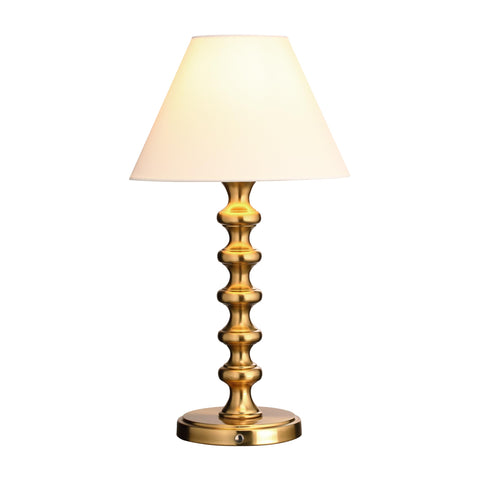 O'Bright Ember antique brass base, ideal for bedside lighting