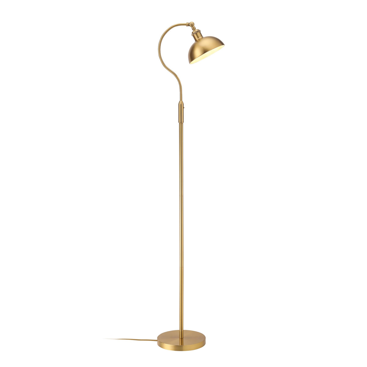 O’Bright Heritage banker’s floor lamp with tilt shade enables precise task lighting