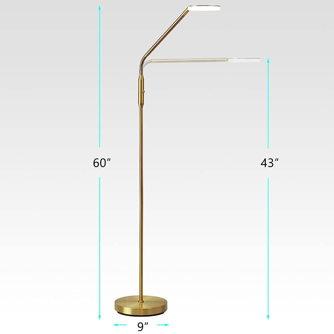 O'Bright Moon antique brass finish adds timeless style to any room.