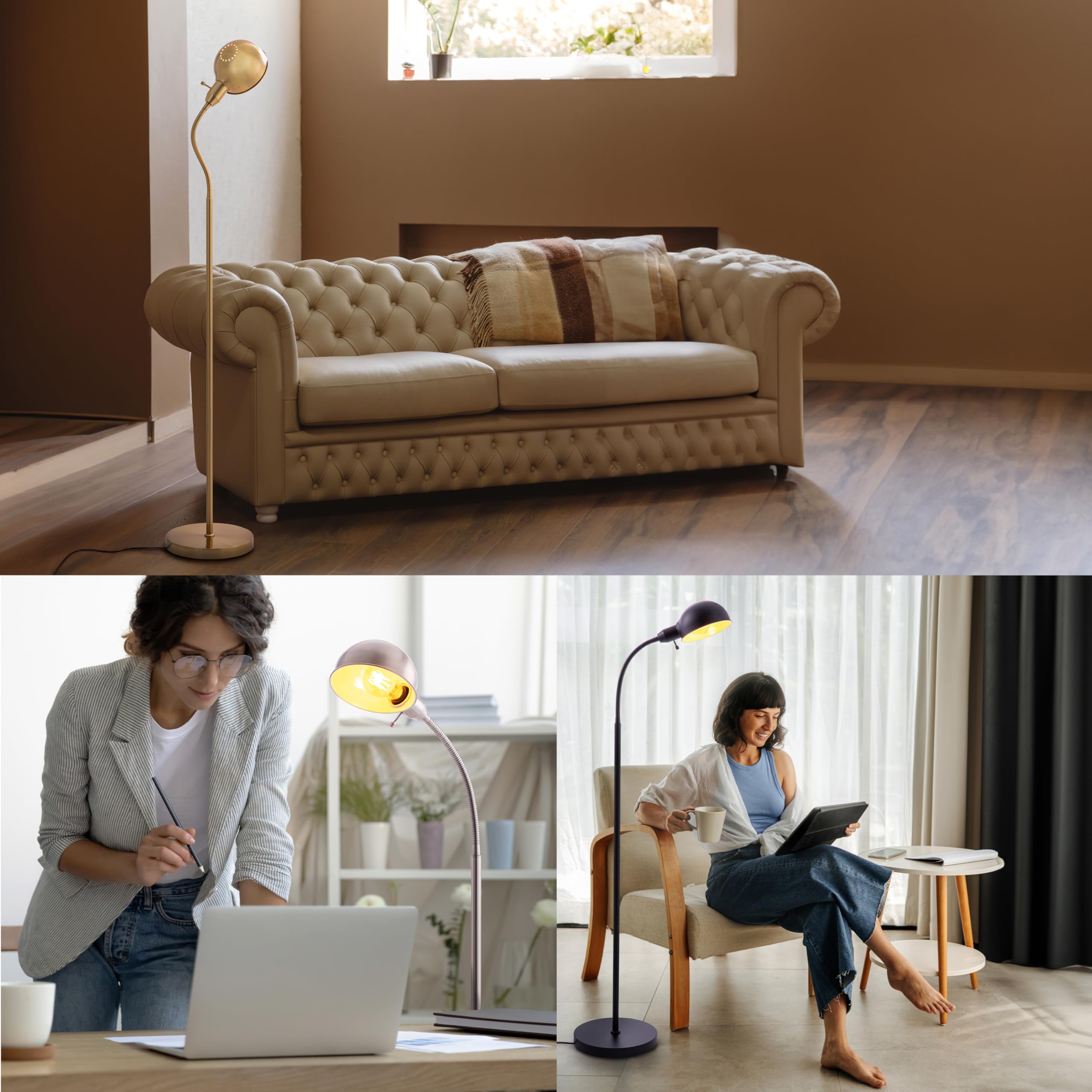 O'Bright Nova with E26 socket compatible for LED or CFL bulbs.