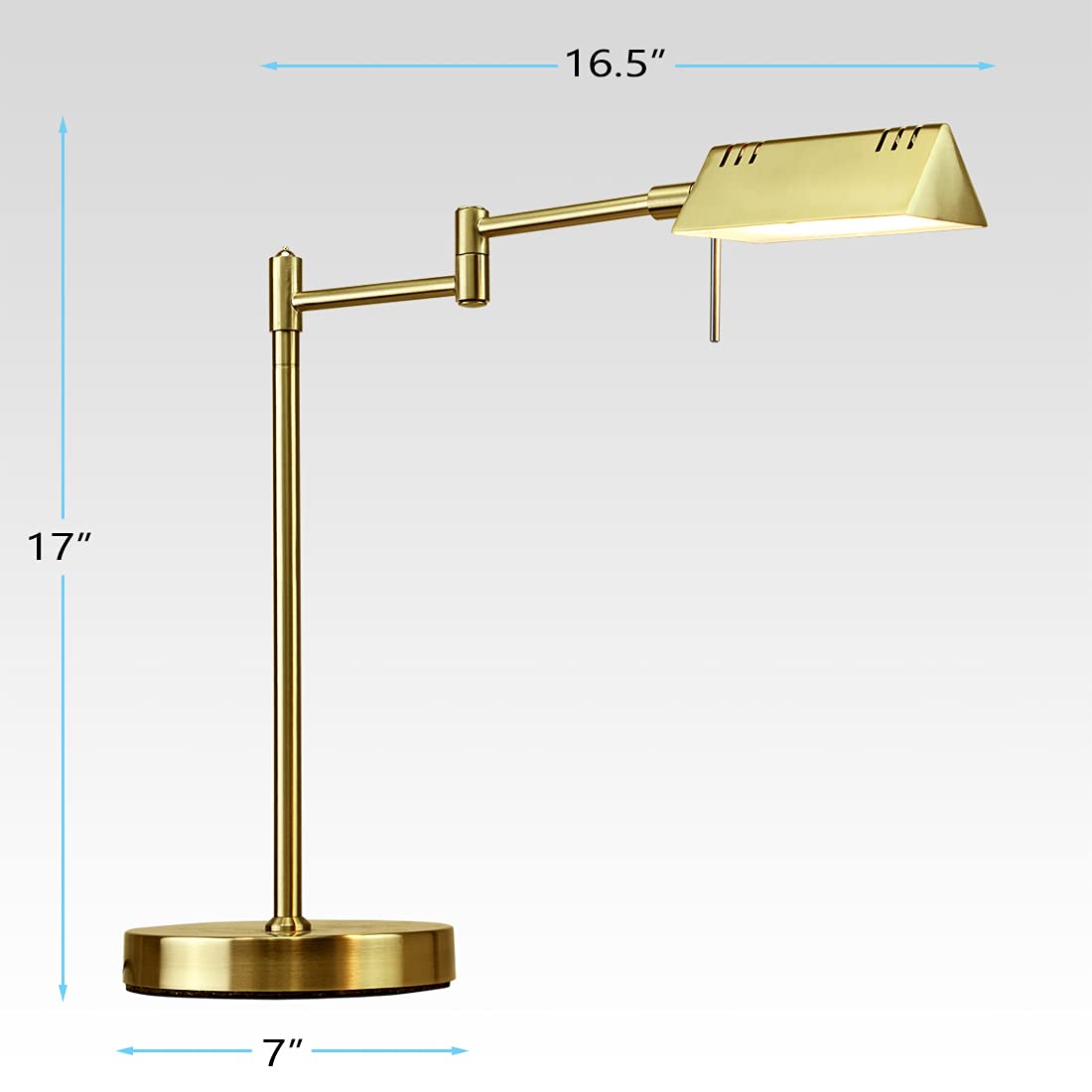 O'Bright Pharmacy Table Lamp memory dimming recalls last brightness.