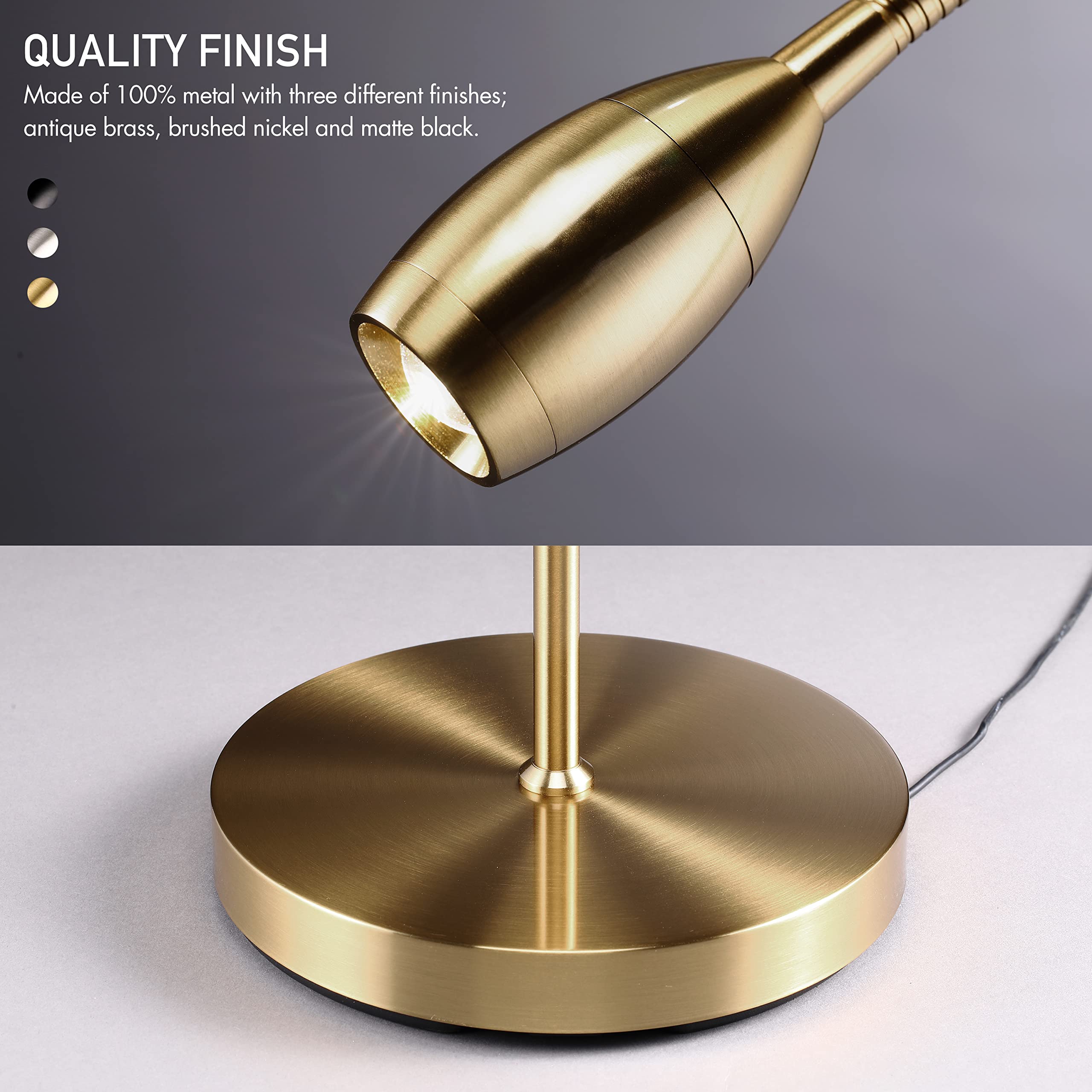 O’Bright Ray slim profile fits beside desks, tables, and chairs