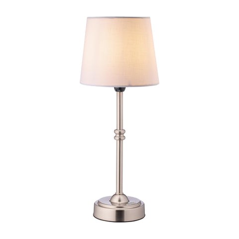 O'Bright Seraph cordless LED lamp with antique brass finish for patio ambiance