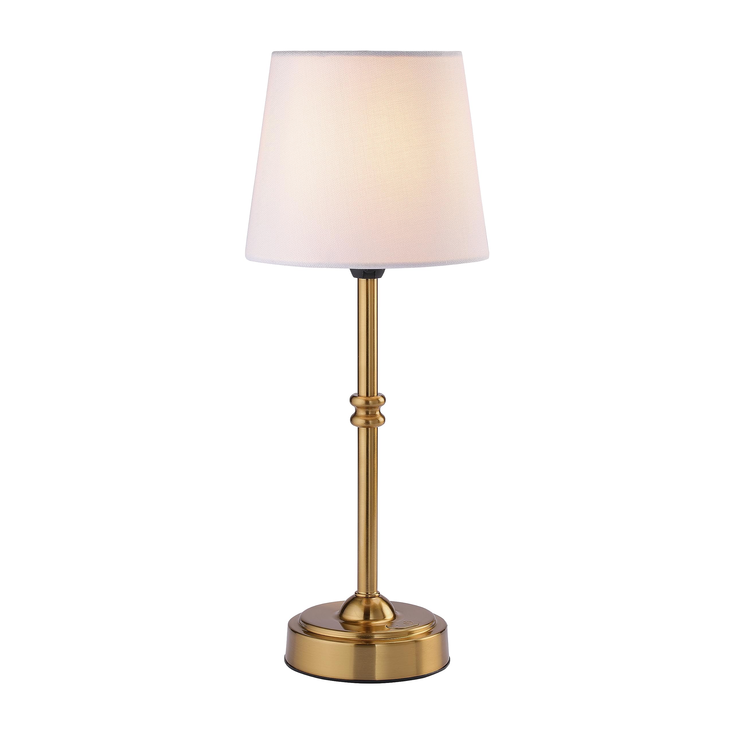 O'Bright Seraph cordless LED table lamp on a desk with three brightness levels for reading.