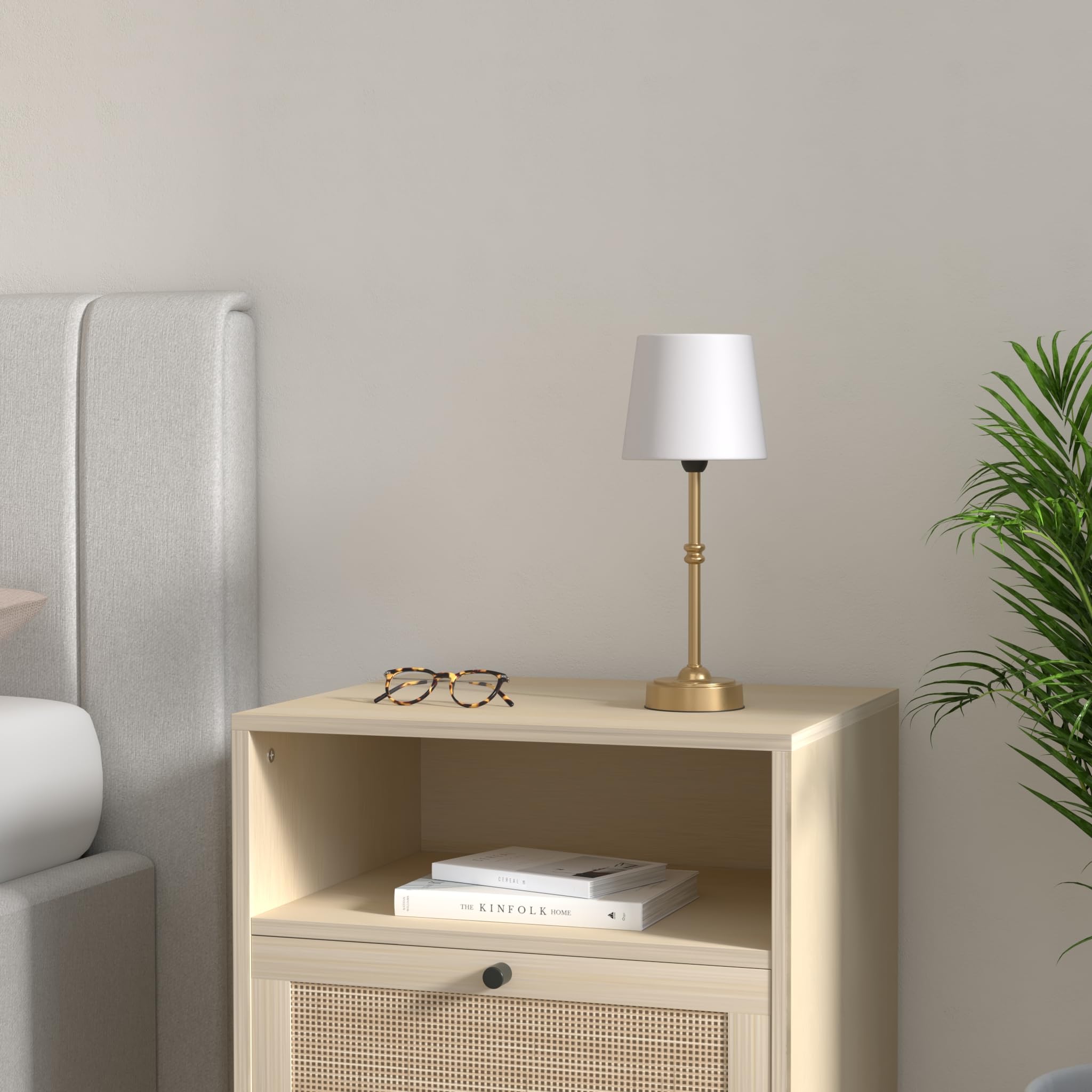 Seraph shown with its three-level dimmer for ambient or task lighting.