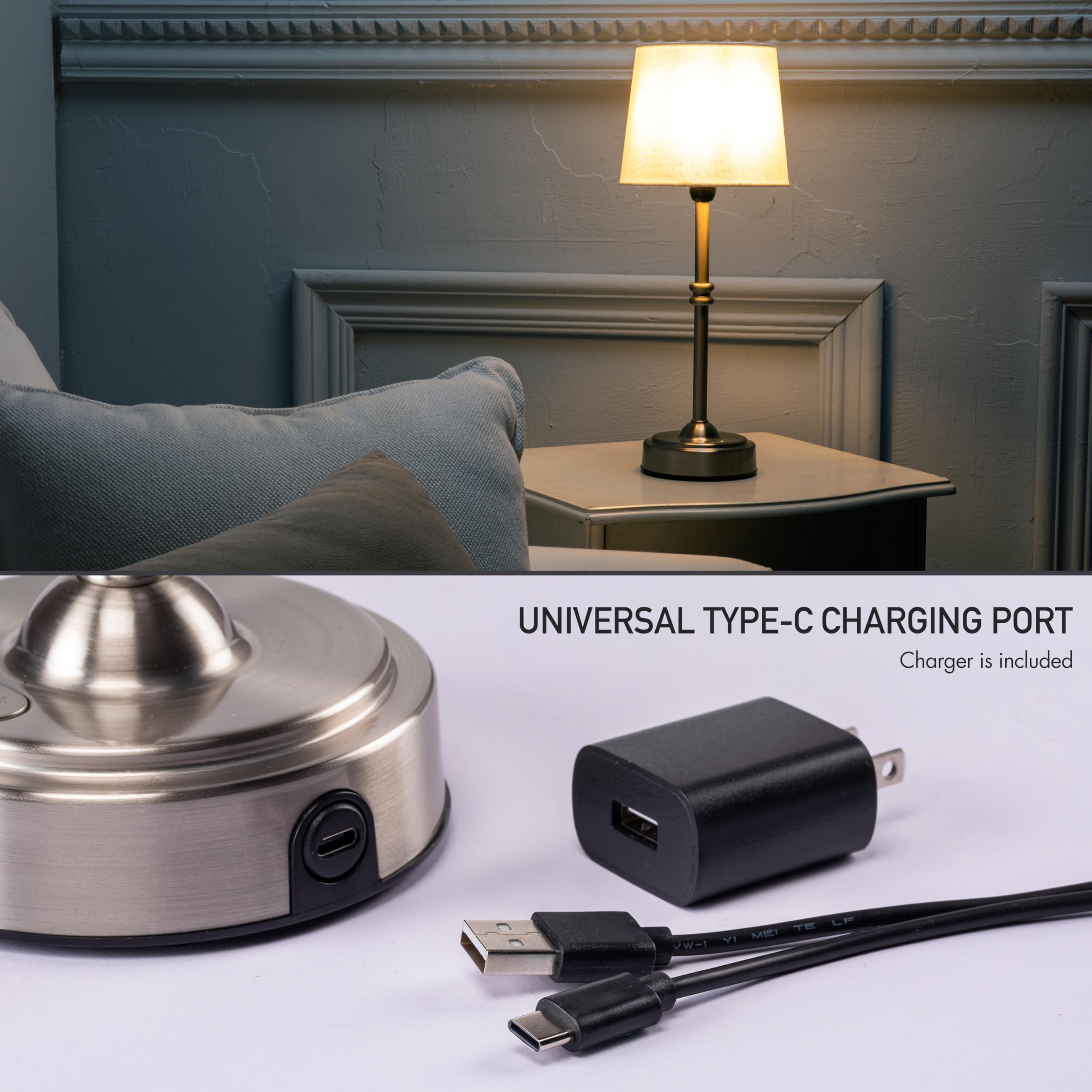 O'Bright Seraph USB Type-C charging port for easy recharging