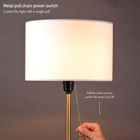 O'Bright Ted antique brass finish adds timeless style to decor.