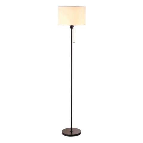 O'Bright Ted drum shade standing lamp with a minimalist silhouette for living rooms, enhances ambience.