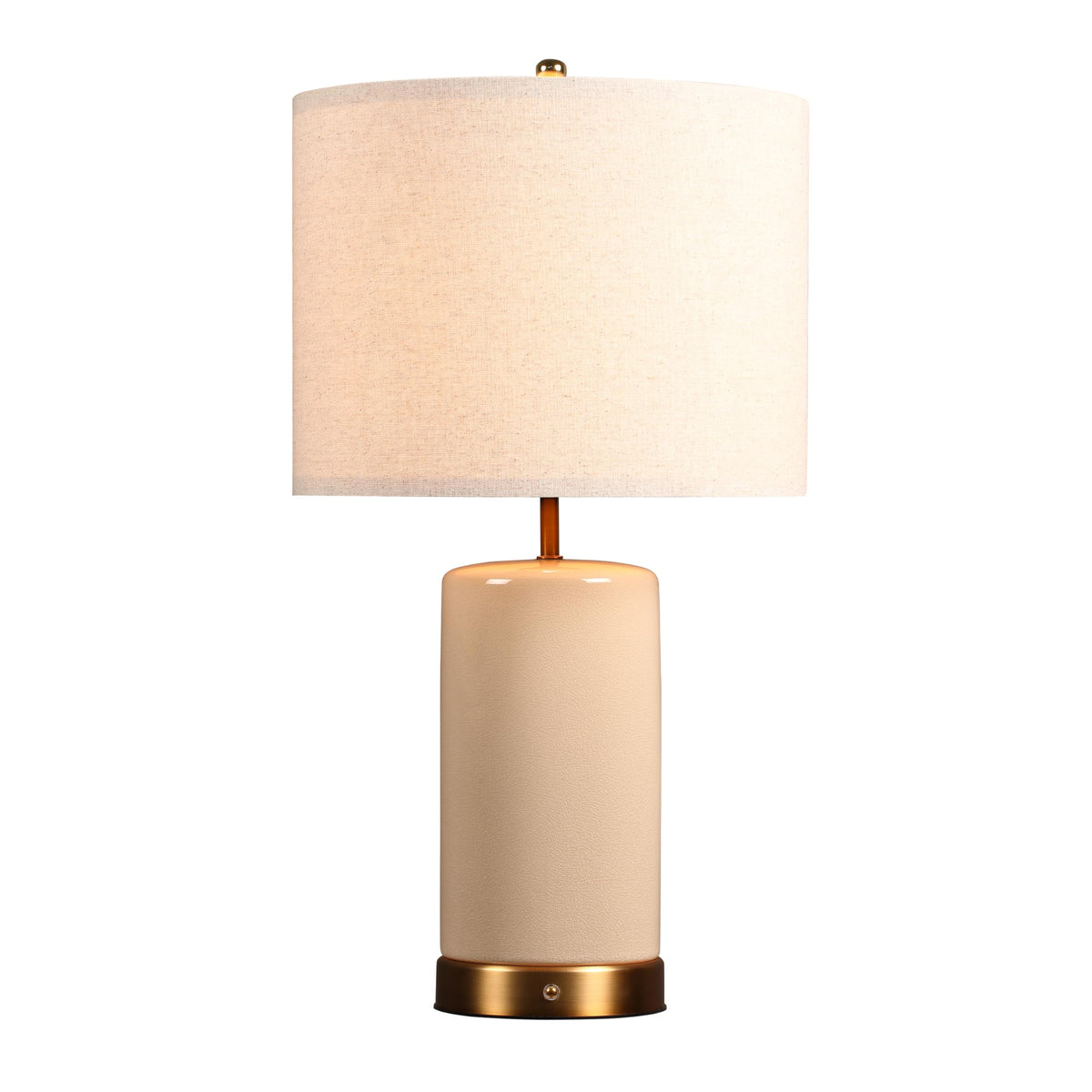 O’Bright Dune cream white ceramic base cord-free ambiance