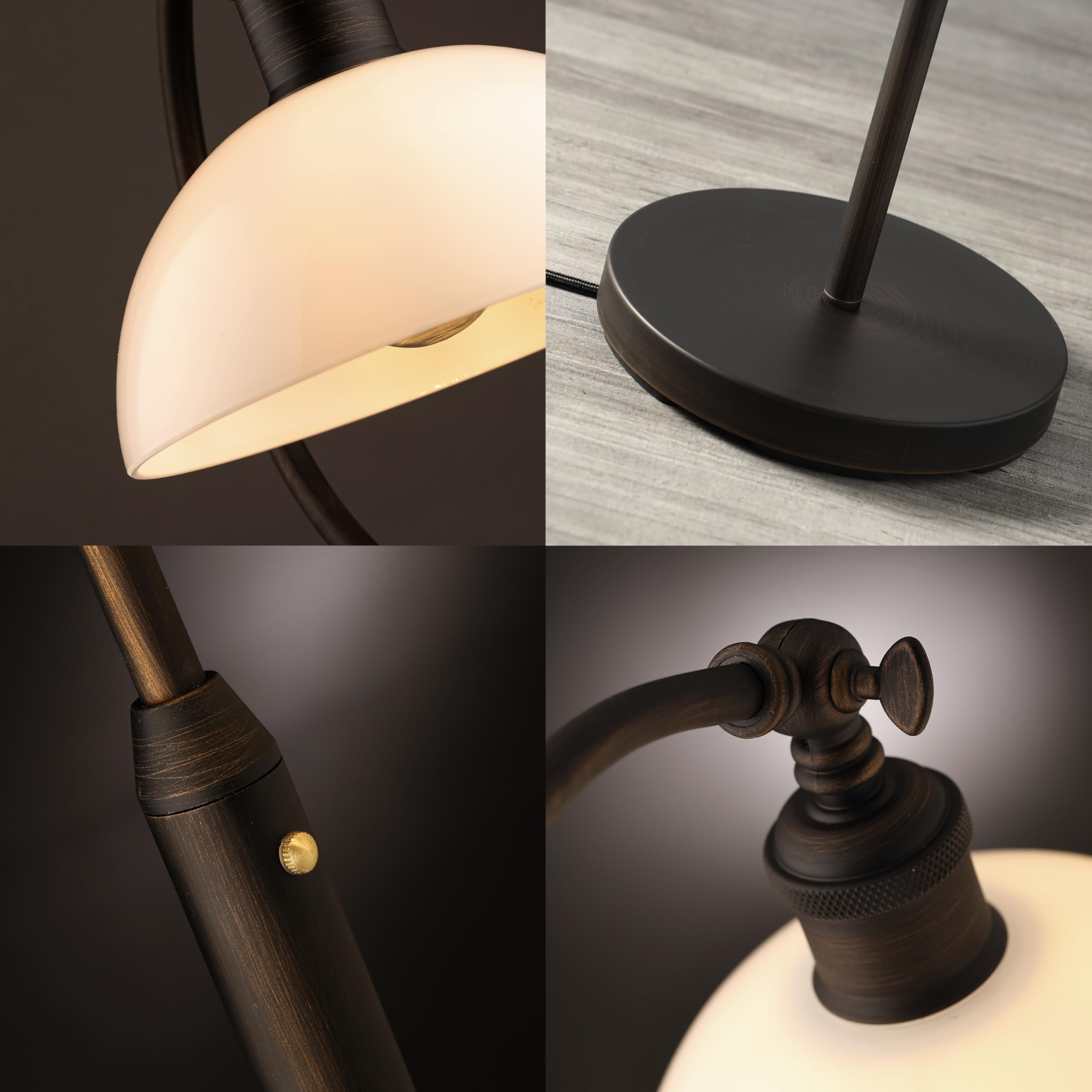 O’Bright Heritage oiled bronze finish delivers classic, sophisticated ambiance.
