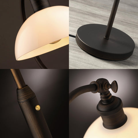 O’Bright Heritage oiled bronze finish delivers classic, sophisticated ambiance.