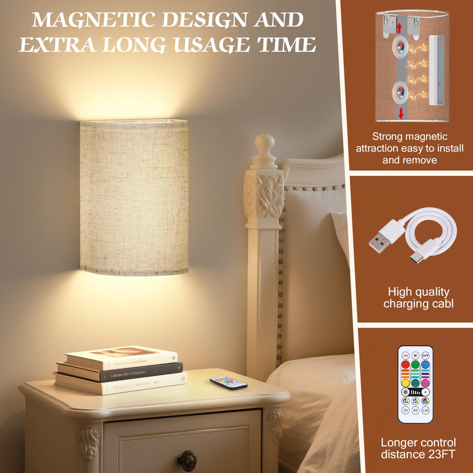 OCATO linen shade adds premium texture and soft diffusion