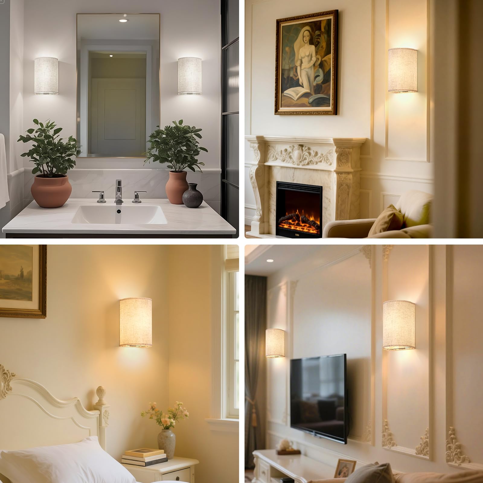 OCATO easy installation with hooks or drill-free mounting