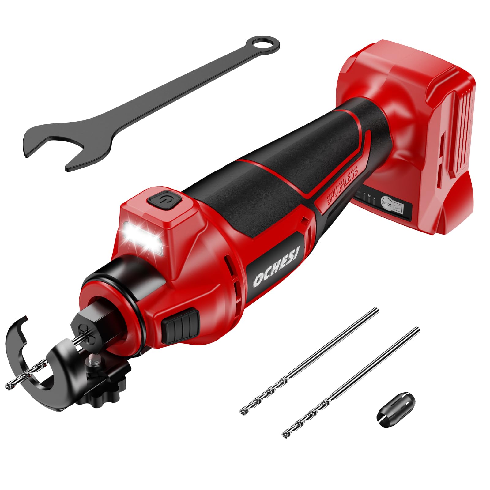 OCHESI cordless drywall cut-out tool with high-speed cutting up to 30,000 RPM.