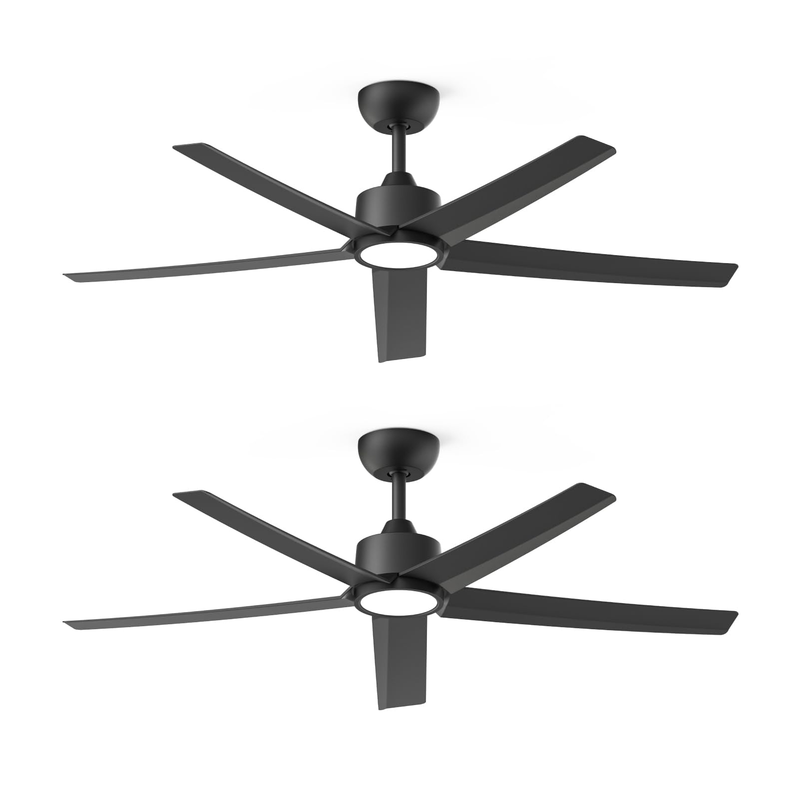ocioc 52-inch ceiling fan with lights and remote for large living spaces