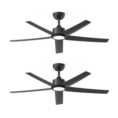 ocioc 52-inch ceiling fan with lights and remote for large living spaces
