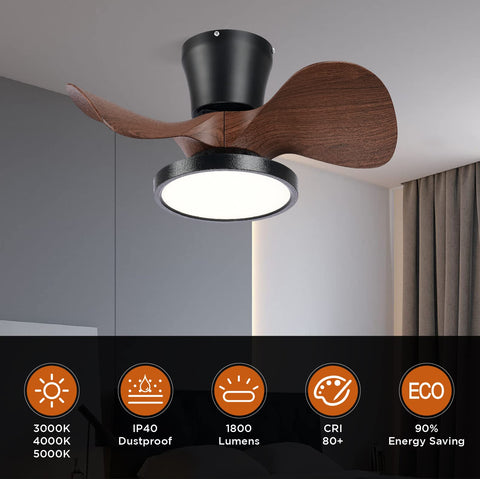 ocioc LED light with tri-color temperature for versatile room lighting