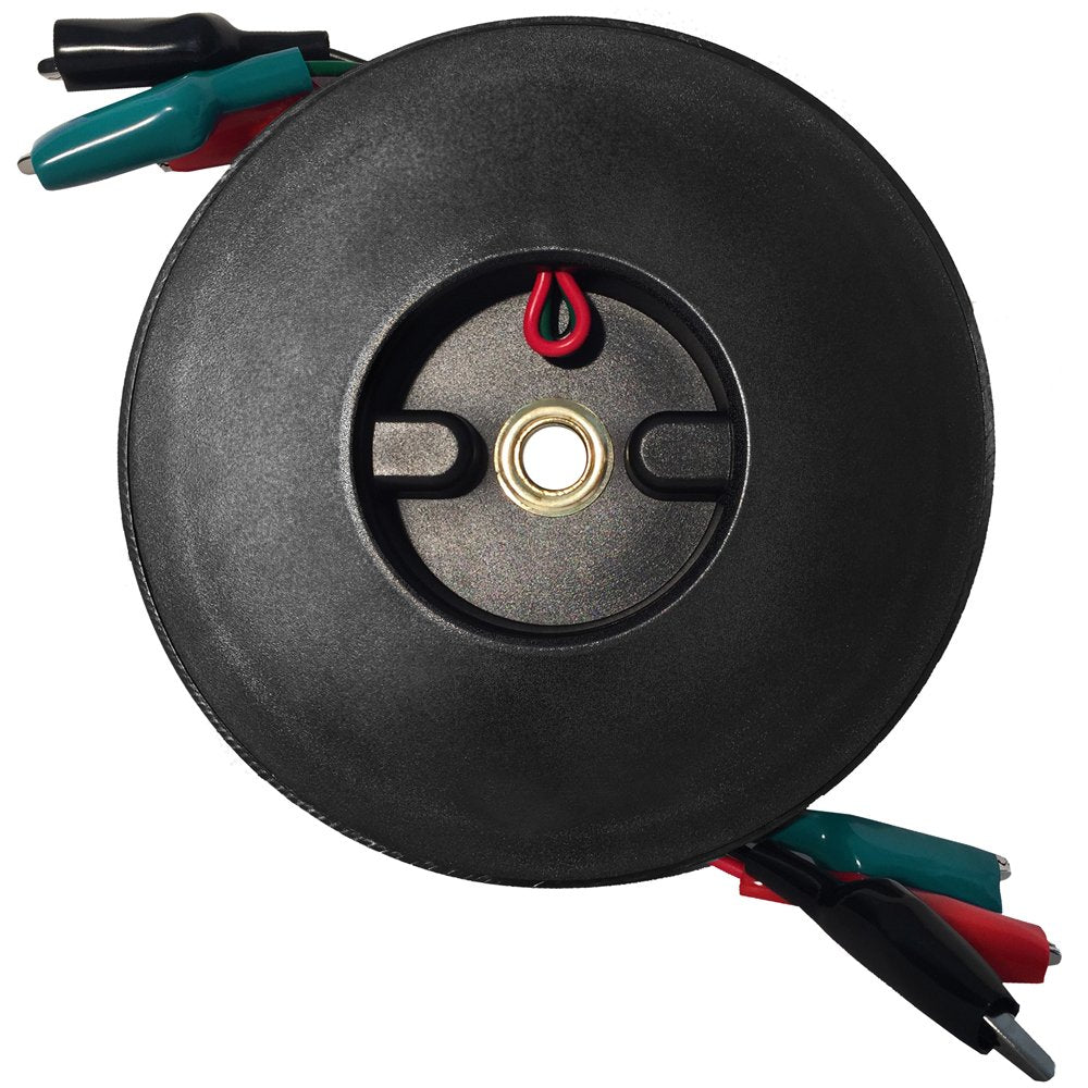 OCM Brand retractable test leads with insulated alligator clips shown extended for easy access