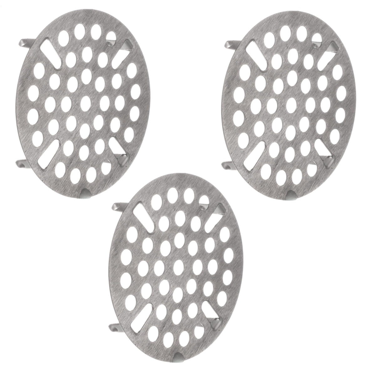 OCS Parts stainless 3-inch sink strainer fits standard drains and prevents clogs.