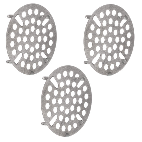 OCS Parts stainless 3-inch sink strainer fits standard drains and prevents clogs.