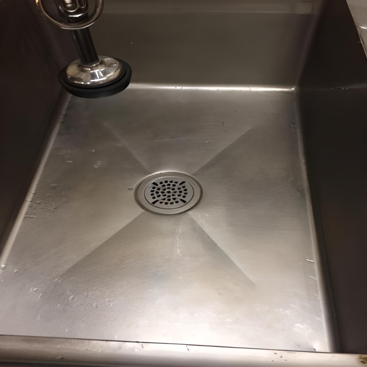 OCS Parts universal 3-inch drain fit works with most 3-compartment sinks.
