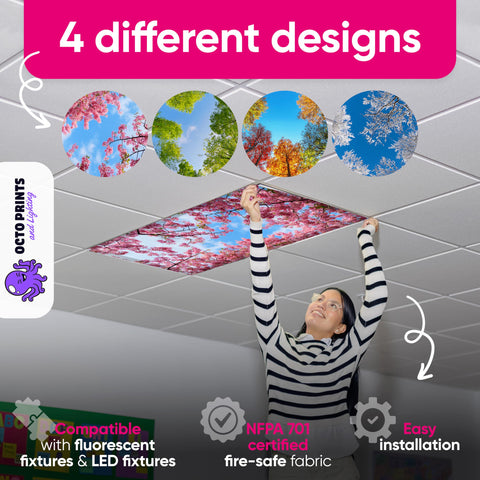 OCTO LIGHTS ambient upgrade transforms ceilings with stylish color options.