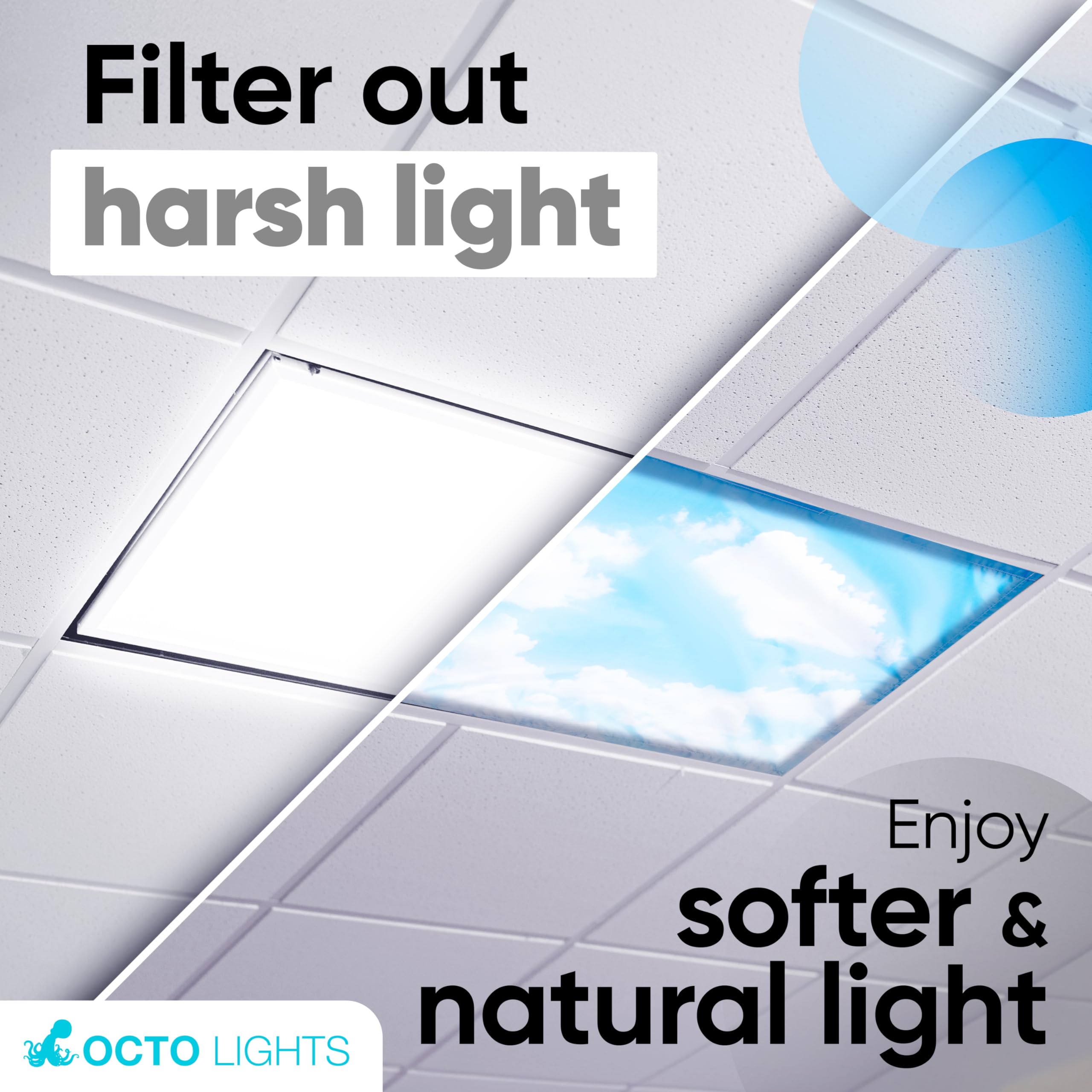 OCTO LIGHTS classroom setup with magnetic cover improving comfort and concentration