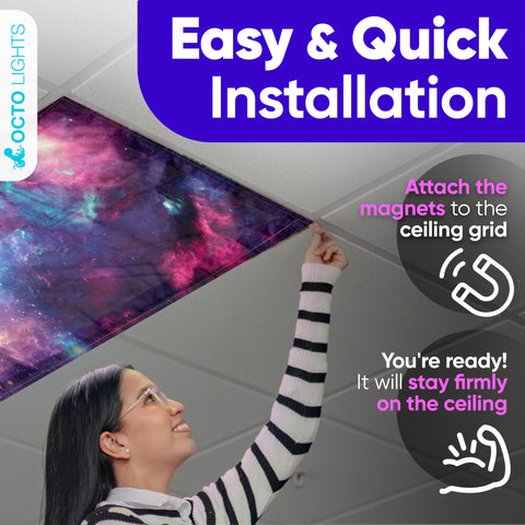 OCTO LIGHTS NFPA 701 certified fabric emphasizes safety and quality.