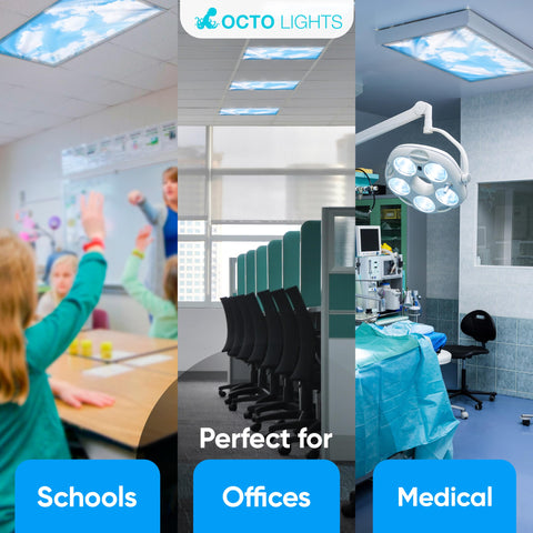 OCTO LIGHTS safety-focused fabric texture detail with subtle sheen