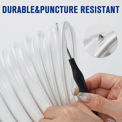 ODDMUCK carbon steel wire coil reinforces hose to resist kinking