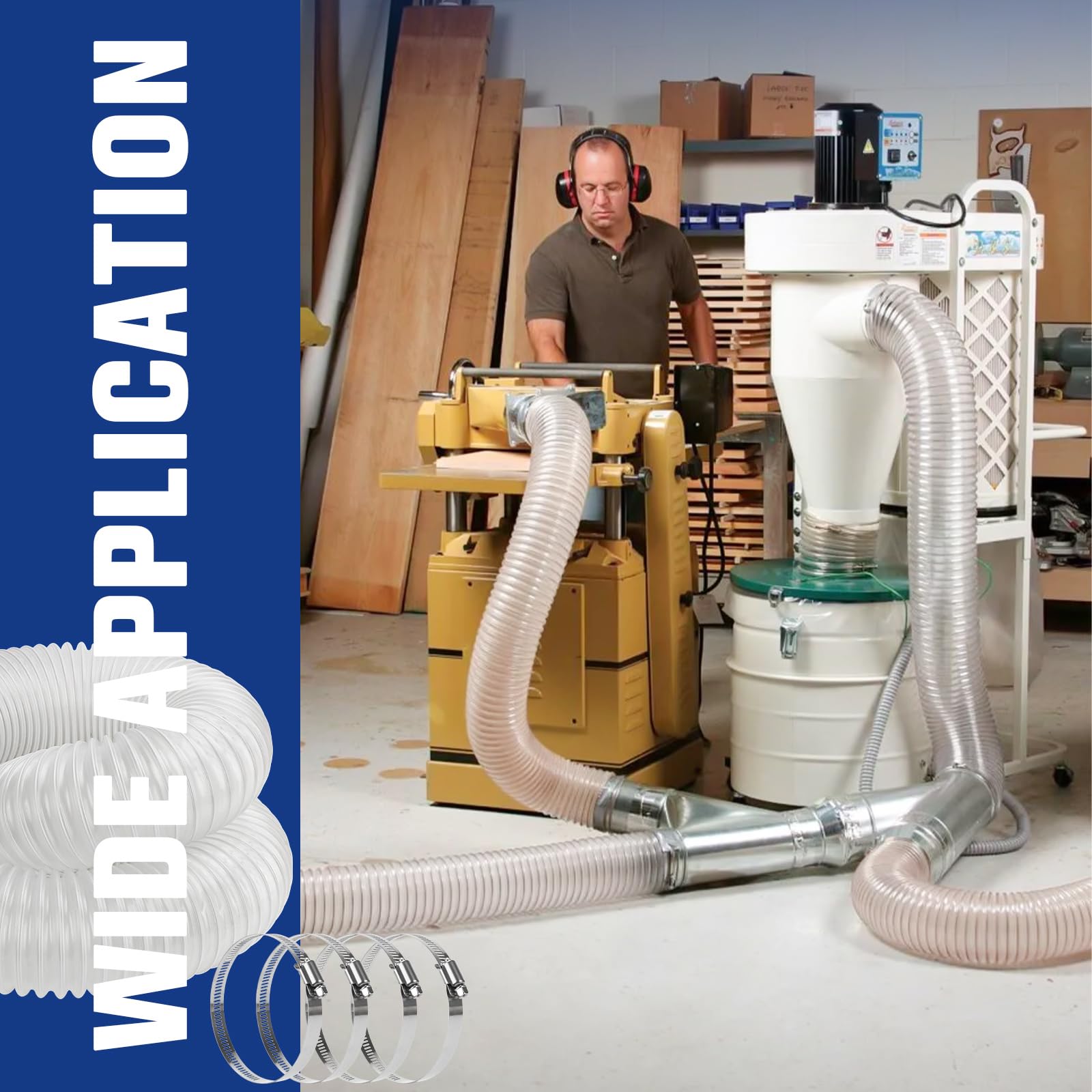ODDMUCK hose stays firm and won’t flatten under operation