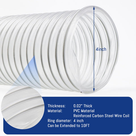ODDMUCK puncture-resistant PVC hose withstands wood chips and debris