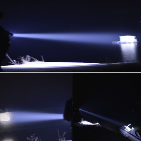 ODEAR Torch Searchlight 9800 mAh battery capacity for hours of bright light