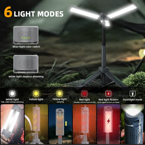 ODISTAR light with 360° tilt for versatile indoor and outdoor lighting