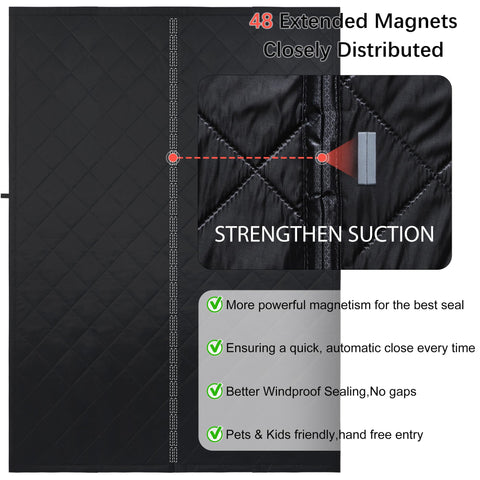 Odocovo bottom gravity sticks improve wind resistance at door